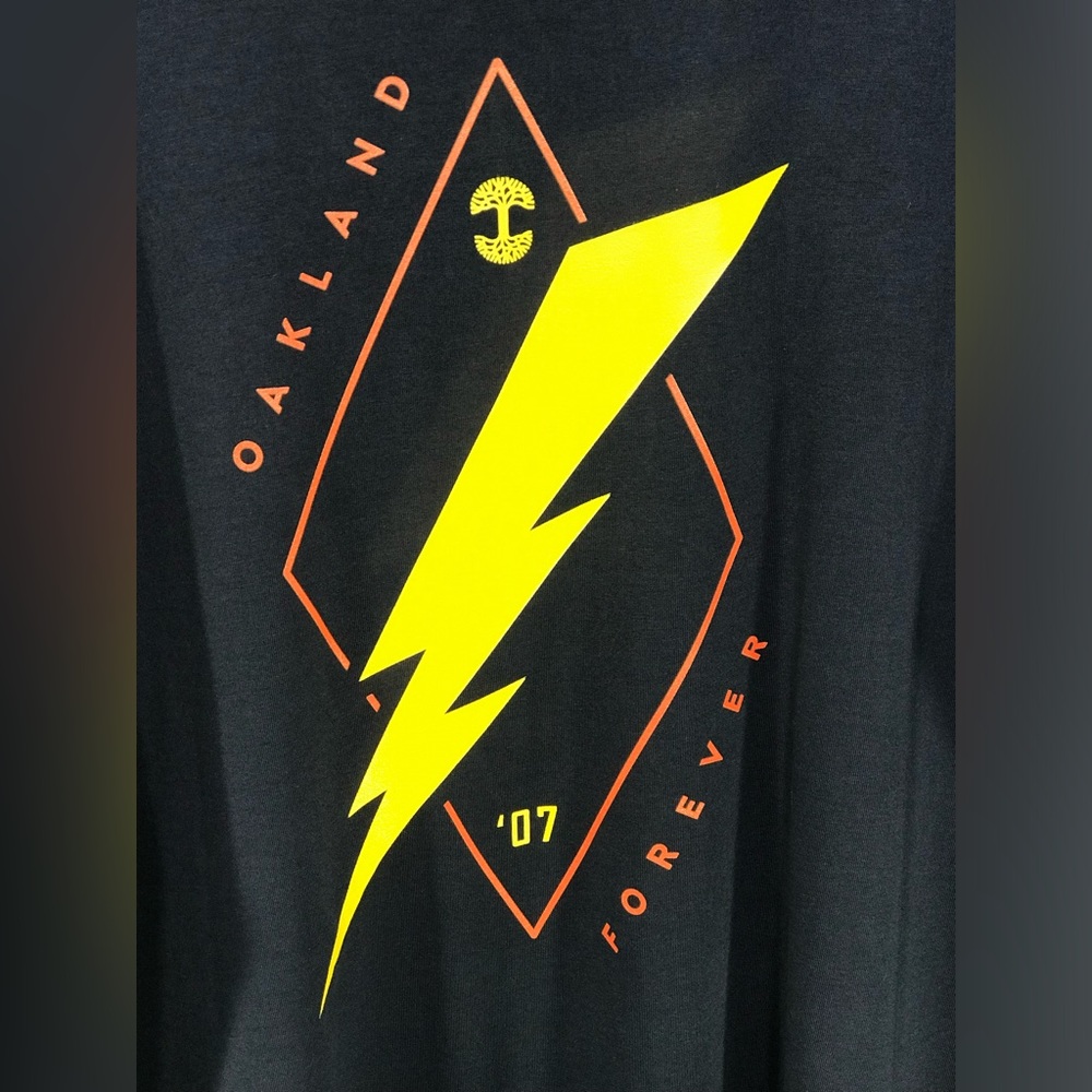 Oaklandish Golden State Warriors Shirt Black Size 2XL Authentic Long Sleeve